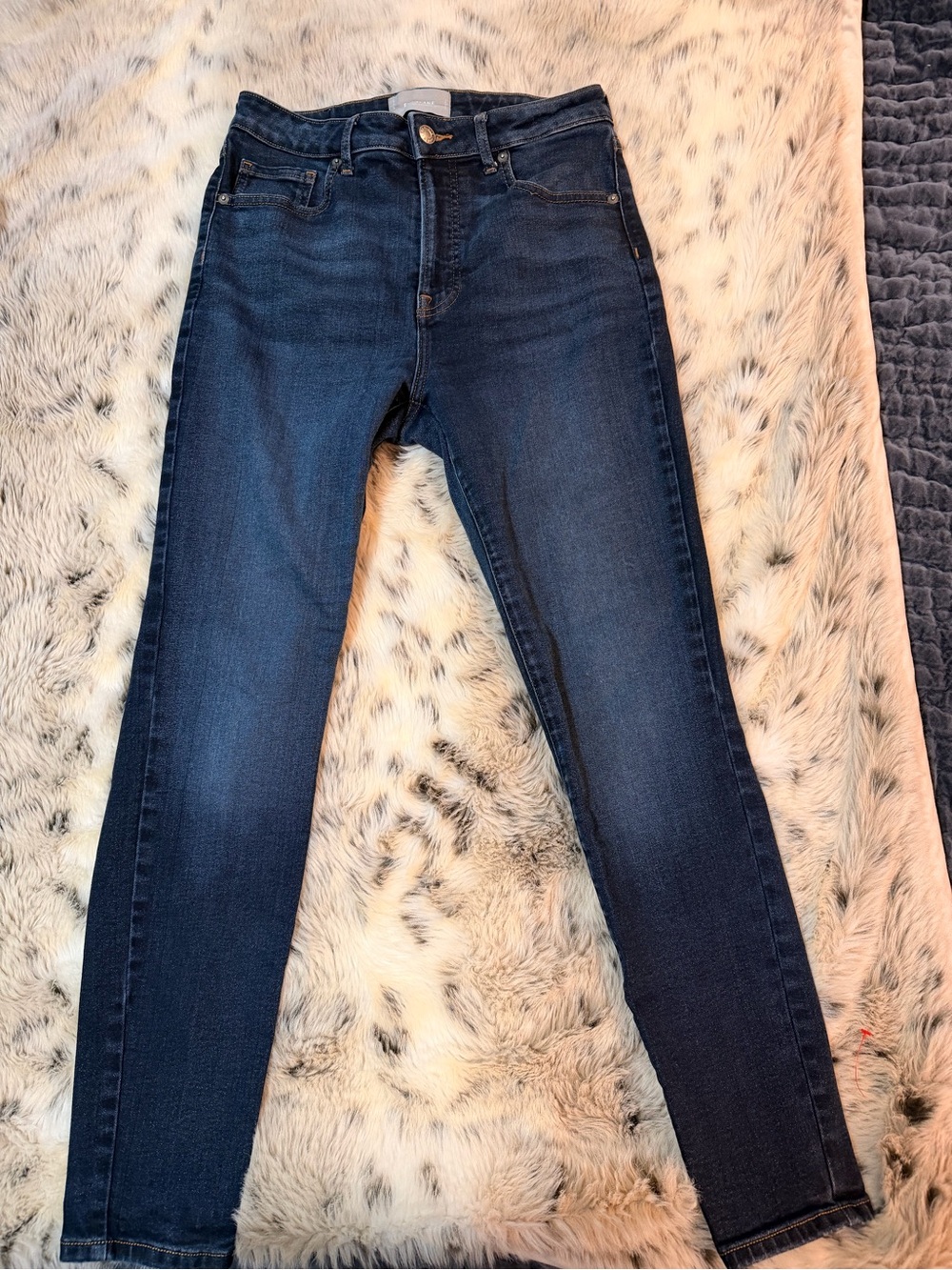 Women's Dark Blue High-Rise Skinny Jeans